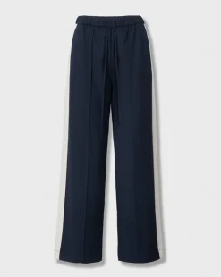 Siena Wool Side-Stripe Pants
