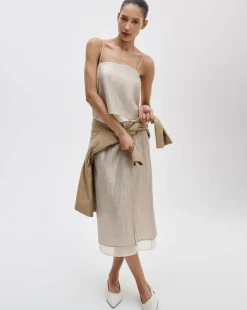 Suki Crinkled Organza Cami