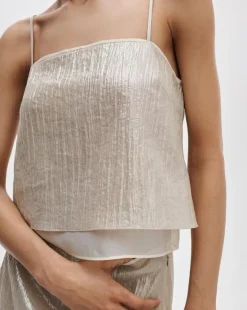 Suki Crinkled Organza Cami