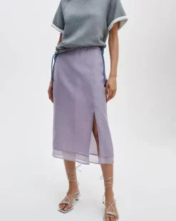 Suki Organza Midi Skirt
