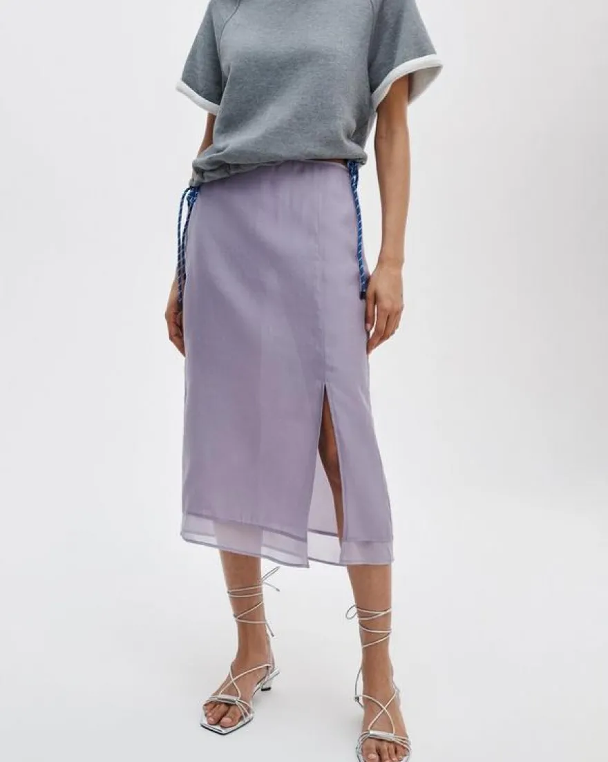 Suki Organza Midi Skirt