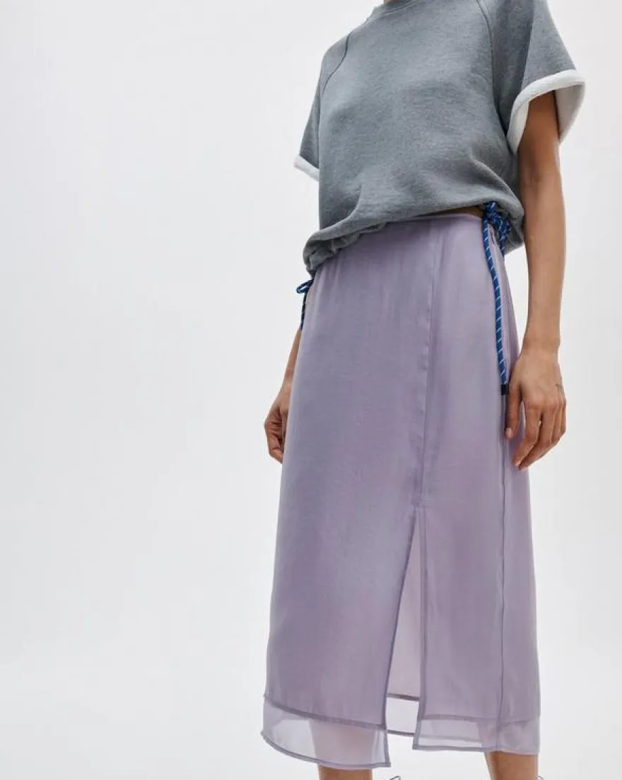 Suki Organza Midi Skirt