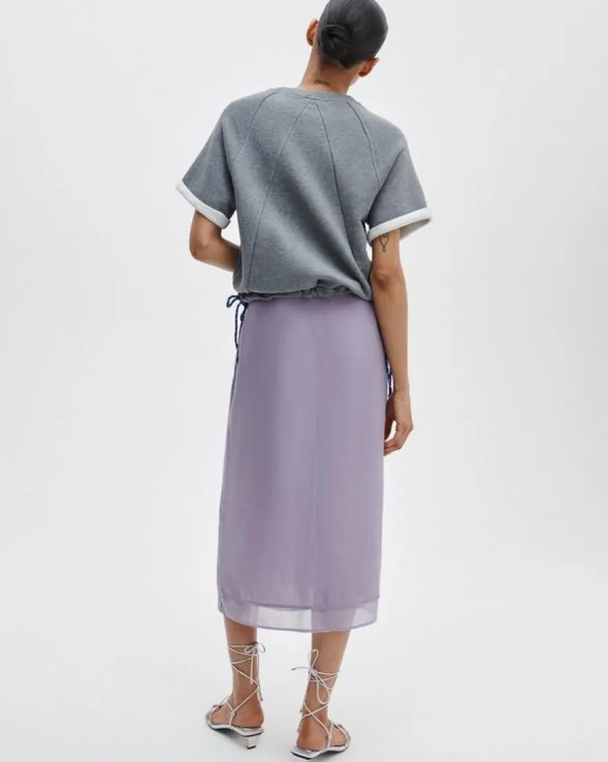 Suki Organza Midi Skirt