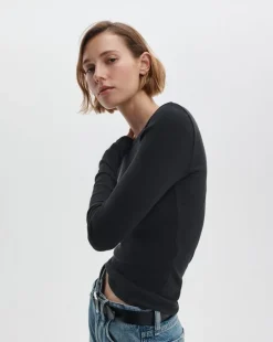 The Essential Ribbed Long-Sleeve Tee