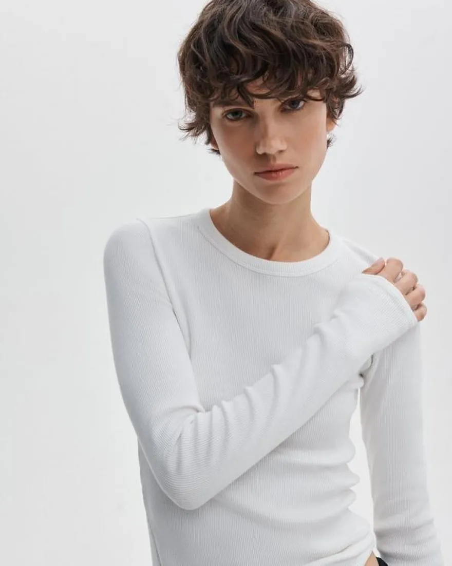 The Essential Ribbed Long-Sleeve Tee