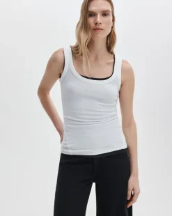 The Essential Ribbed U-Neck Tank
