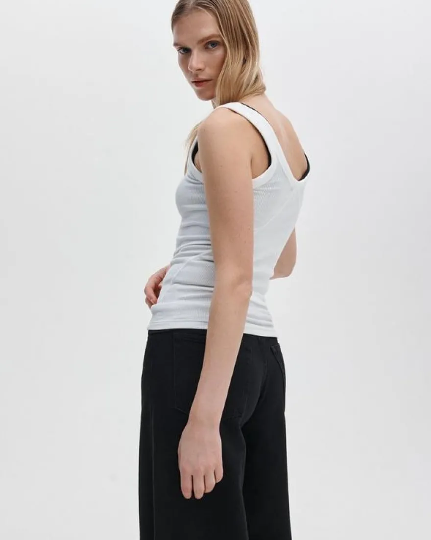 The Essential Ribbed U-Neck Tank
