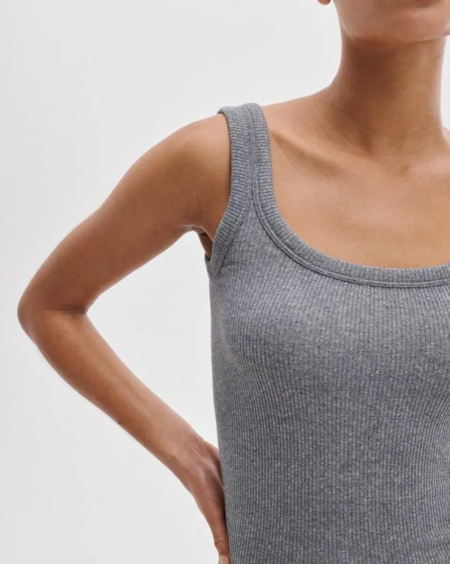 The Essential Ribbed U-Neck Tank