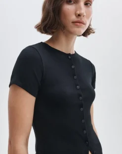 The Knit Button Tee
